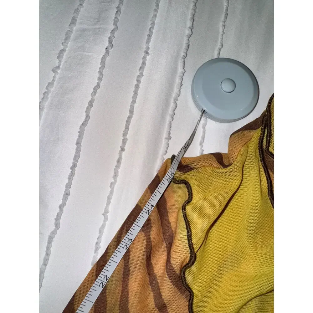 Urban Outfitters Y2K Sheer Mesh Top Women's Small Festival Indie Sleaze Rave EDC - Picture 13 of 16